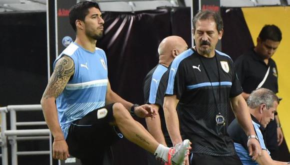 Luis Suarez jugará cuando esté al “cien por cien”, dijo Tabárez