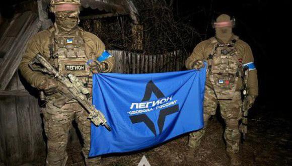 La Legión Libertad para Rusia, el Cuerpo Ruso de Voluntarios y el Batallón Siberiano aseguran que están en territorio ruso. (Captura de video).
