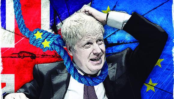 Boris Johnson se ha mostrado favorable a un Brexit abrupto el próximo 31 de octubre. (Foto ilustración: Rolando Pinillos Romero)