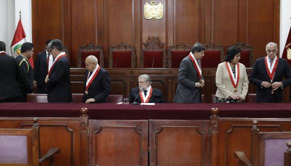 El Tribunal Constitucional inició este martes el debate sobre el hábeas corpus que busca la excarcelación de Keiko Fujimori. (Foto: El Comercio)