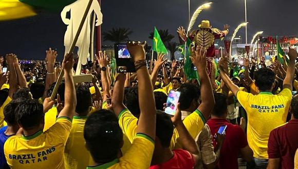 Las celebraciones del mundial se han visto opacadas por denuncias de supuestos "fanáticos falsos". (Getty Images).