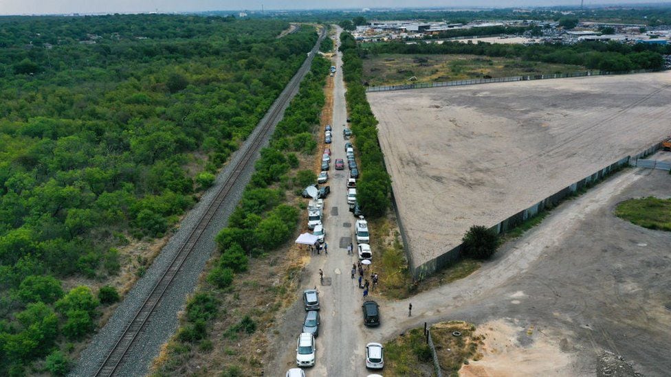 Location where the truck was found.  (GETTY IMAGES).