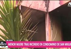 San Miguel: adolescente con habilidades diferentes murió en incendio