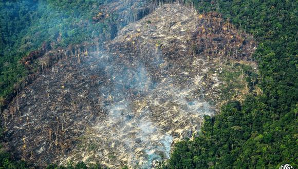 Las quemas en la Amazonía colombiana suelen darse entre enero y febrero. Foto: Fundación para la Conservación y el Desarrollo Sostenible (FCDS).