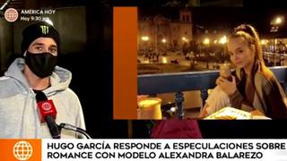 Hugo García responde sobre supuesto romance con influencer Alexandra Balarezo | VIDEO 