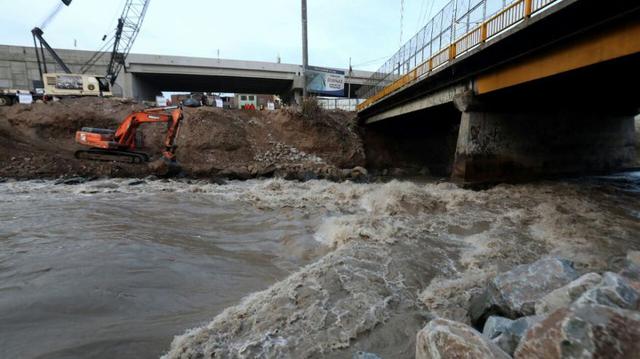 Puente Dueñas: Realizan obras por aumento del caudal del Rímac - 1