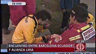 Hinchas de Alianza Lima y Barcelona se enfrentaron en Matute