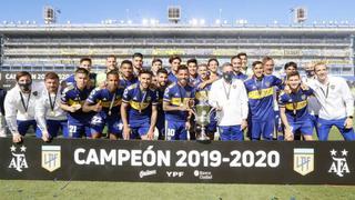 Carlos Zambrano, presente en entrega de trofeo de campeón de la Superliga a Boca Juniors