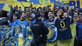 River vs. Boca: el banderazo xeneize en Madrid previo a la final | FOTOS