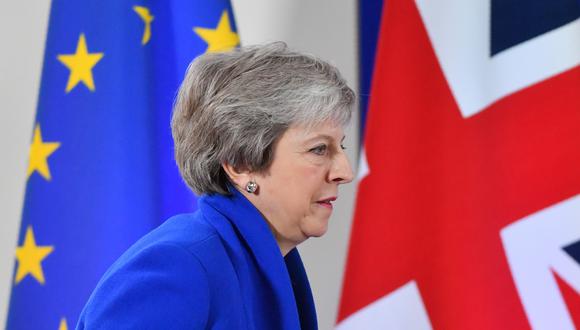 Brexit: los 27 países de la Unión Europea aprueban el divorcio del Reino Unido. En la imagen, la primera ministra británica Theresa May. (AFP).