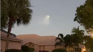 Destello que cruzó el cielo de Miami hizo creer a muchos que era un OVNI | VIDEO 