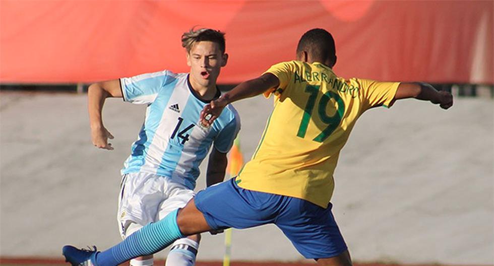 Argentina vs Brasil se enfrentan EN VIVO y EN DIRECTO este sábado 4 de marzo a las 5:00 pm (Horario peruano - 7:00 pm Chile), por la fecha 5 del Sudamericano Sub 17. (Foto: Twitter Sudamericano Sub 17)