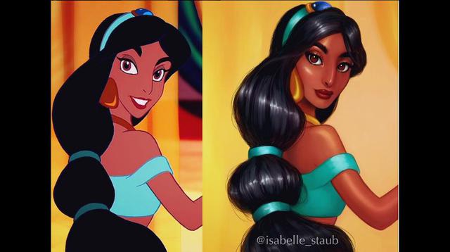 Artista pinta princesas Disney y les da toque más realista - 1