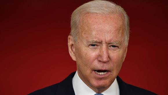 El presidente de Estados Unidos, Joe Biden, habla sobre Afganistán tras la retirada de las tropas. (Foto: BRENDAN SMIALOWSKI / AFP).