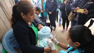 Minsa vacunó contra la influenza a vecinos de ‘Ticlio chico’