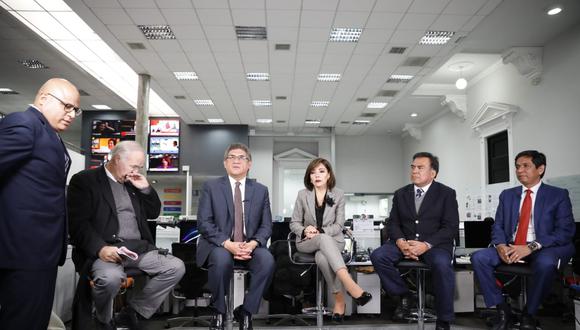 Parlamentarios de cinco bancadas participaron de una mesa redonda organizada por este Diario. (Foto: José Rojas / El Comercio)