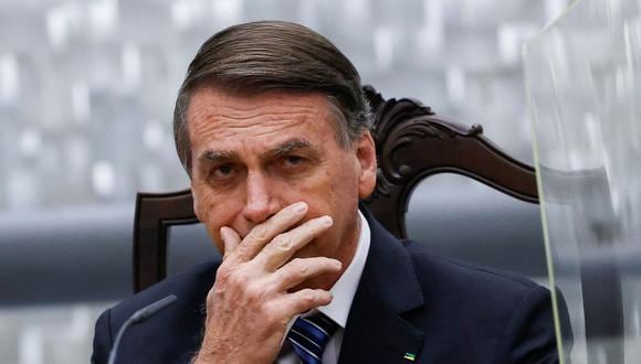 El presidente de Brasil, Jair Bolsonaro, asiste a una ceremonia de inauguración de los nuevos jueces del Tribunal Superior de Justicia en Brasilia, el 6 de diciembre de 2022. (REUTERS/Adriano Machado).