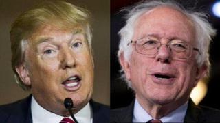 Donald Trump y Bernie Sanders ganan primarias de New Hampshire