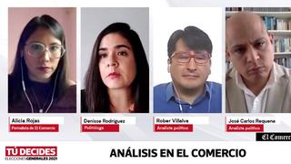 El Comercio-Ipsos: Tres analistas políticos evaluaron el último simulacro de votación 