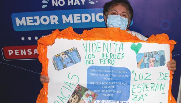 Piura: Mujer con deterioro en riñón y fibrosis pulmonar logra vencer al COVID-19 (Foto: EsSalud)