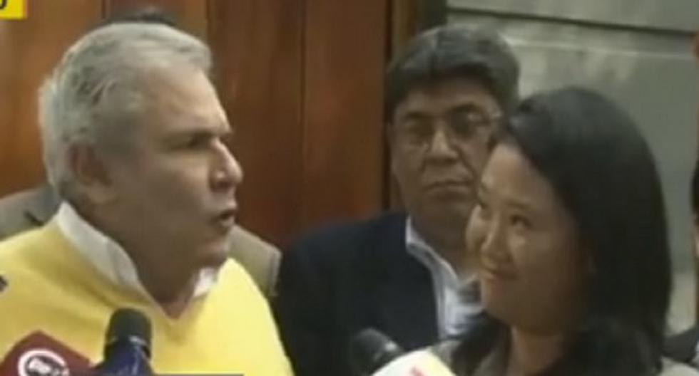 Keiko Fujimori y Luis Castañeda. (Foto: captura RPP)