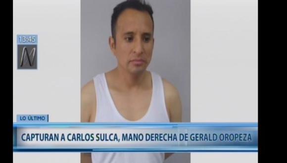 Carlos Sulca y Oropeza habrían formado parte de una red de narcotraficantes que enviaba droga desde el Callao hasta Europa. (Captura: Canal N)