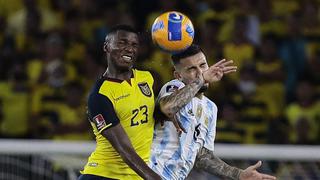 Argentina - Ecuador revive el minuto a minuto del encuentro