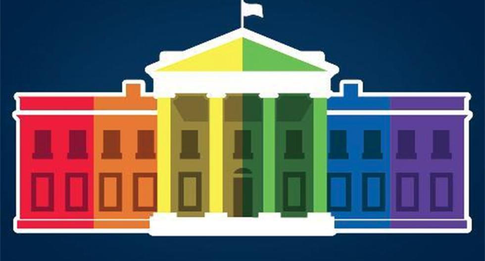 Así celebró la Casa Blanca la aprobación del matrimonio gay en todo Estados Unidos. (Foto: Casa Blanca)