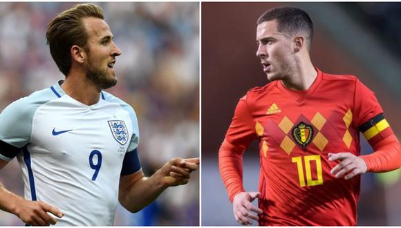 Inglaterra sostendrá un electrizante compromiso contra Bélgica, por el cierre de la fase de grupos de Rusia 2018. El vencedor se ubicará en el primer lugar de la serie G. (Foto: AFP)