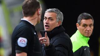 José Mourinho y sus quejas contra el árbitro tras último empate