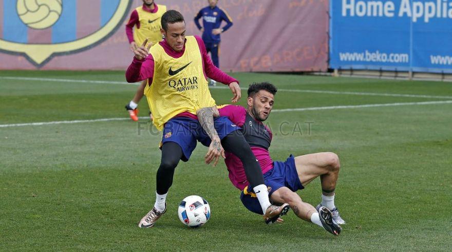 Neymar superó molestia muscular y entrenó con Barcelona [FOTOS] - 1
