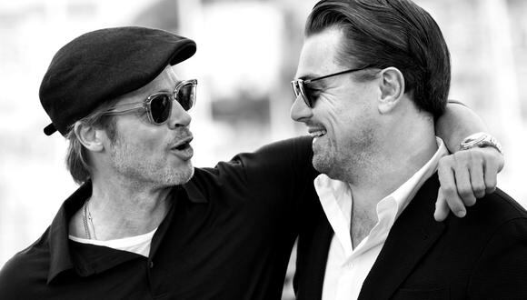 Brad Pitt y Leonardo DiCaprio son compañeros de elenco en 'Érase una vez... en Hollywood', la película de Quentin Tarantino. (Foto: Agencias)