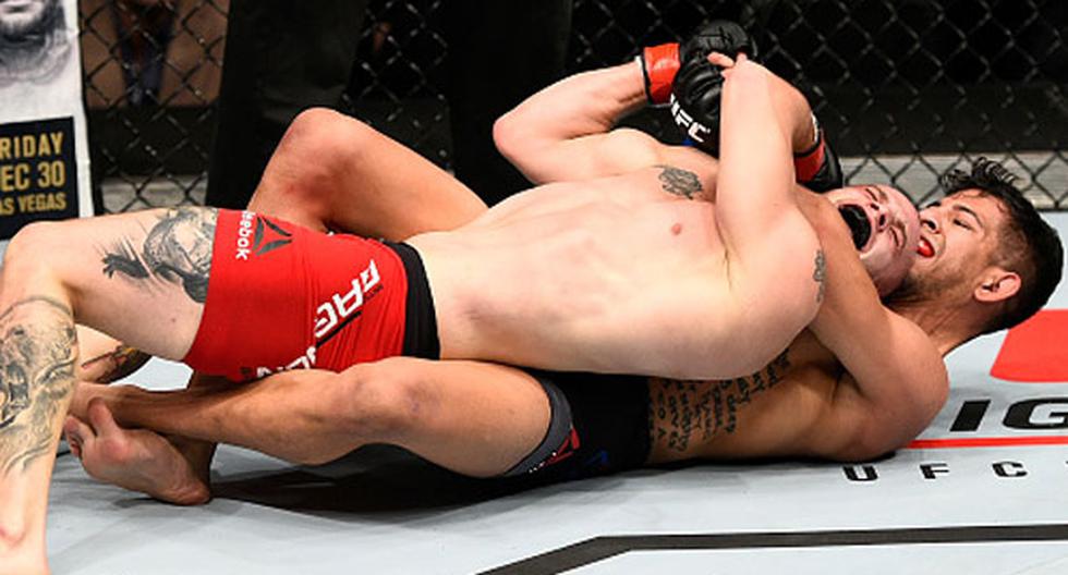 Matthew Lopez ganó a Mitch Gagnon por decisión en UFC 206 | Foto: UFC