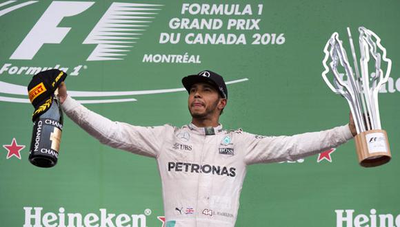 Lewis Hamilton venció en Canadá con un homenaje a Muhammad Ali