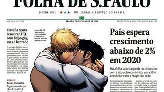 El mayor diario de Brasil publica en portada el cómic censurado por alcalde de Río