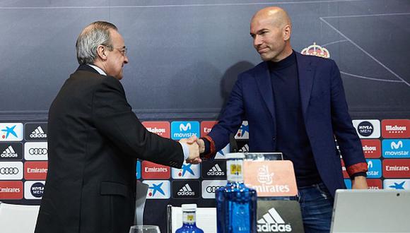 Zidane y Florentino lideran a un Real Madrid que se proyecta a pelear en todos los frentes con una plantilla joven. (Foto: Agencias)