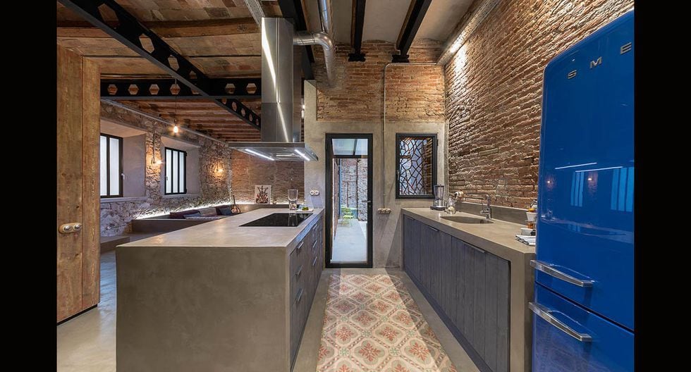 Decoración | En esta casa de estilo industrial los techos y paredes son