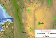 Colombia: sismo de 6,1 grados sacudió Antioquia 