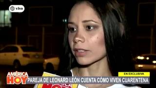 Olenka Cuba brinda detalles sobre el estado de salud de Leonard León 
