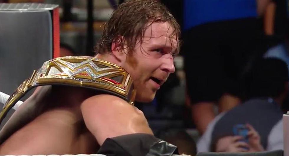 Dean Ambrose venció en un buen combate a Dolph Ziggler y mantuvo el Campeonato Mundial de la WWE. (Foto: WWE)