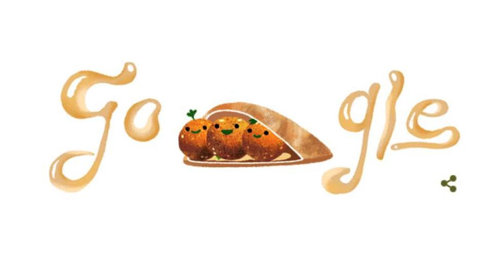 ¿Por qué Google le dedica un doodle especial al falafel? Esta es la razón. (Foto: Captura)