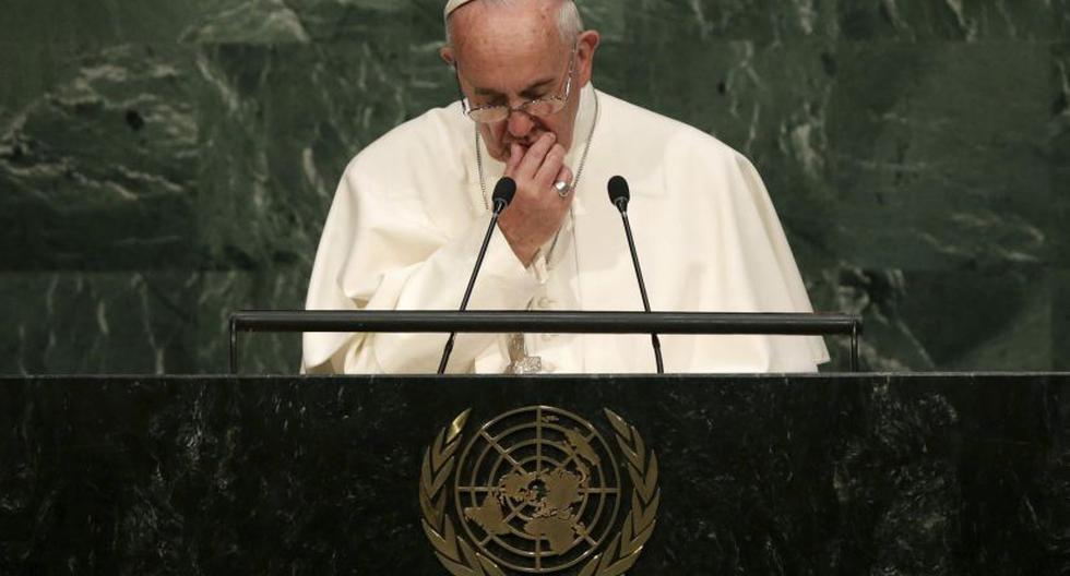 Papa Francisco pronunció discurso en español. (Foto: EFE)