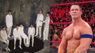 Los integrantes de BTS se declaran fanáticos de John Cena, luchador de la WWE