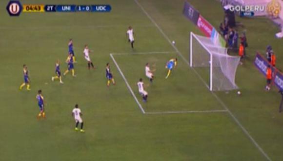 Universitario vs. Universidad Concepción: Corzo erró el 2-0 bajo el arco, tras disparo de Hohberg | VIDEO. (Foto: Captura de pantalla)