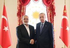 Erdogan promete al líder de Hamás seguir trabajando por un Estado palestino