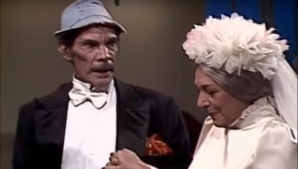 La historia de amor entre Doña Clotilde y Don Ramón nunca pudo darse en El Chavo del 8, pero hoy comparten una relación perpetua. (Foto: Captura YouTube- Televisa)