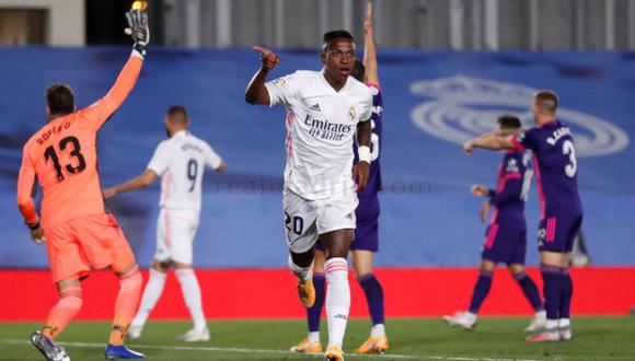 Real Madrid venció 1-0 a Valladolid con solitario gol de Vinícius en el segundo tiempo | Foto: Antonio Villalba - Realmadrid.com