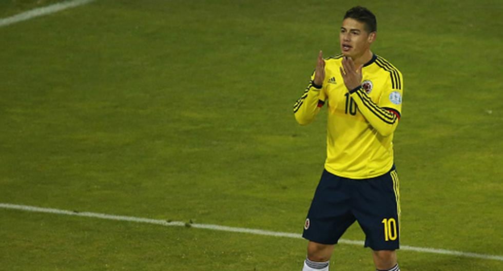 James Rodríguez podría no jugar ante Perú. (Foto: Getty Images)