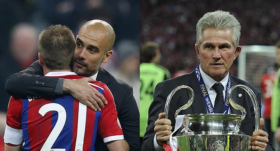 Guardiola y Heynckes. Dos estilos distintos. Un mismo equipo (Foto: Getty Images)