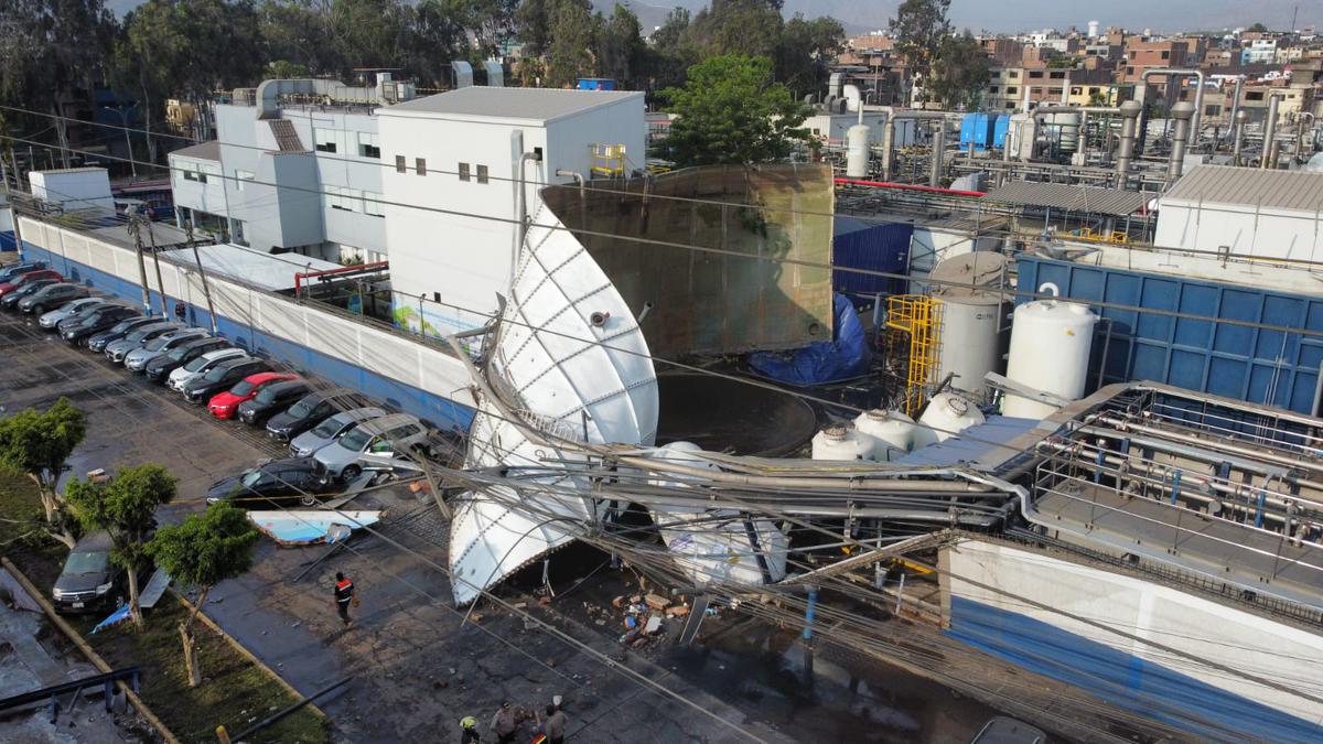 Un suceso con un tanque de agua perteneciente a la empresa Pepsico en Santa Anita está detrás de la desaparición de algunos productos. - Crédito Andina